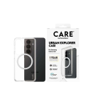 CARE by PanzerGlass Urban Explorer Case Transparent w. White Qi Samsung New Galaxy S26 PanzerGlass