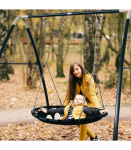 AXI suur vastupidav aedkiik 'toonekure pesa' lastele