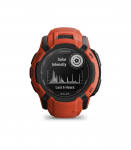 Garmin Instinct 2X Solar 2.79 cm (1.1") MIP 50 mm Digital 176 x 176 pixels Touchscreen Red GPS (satellite)