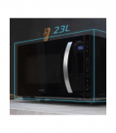 Cecotec Microwave Oven GrandHeat 2300 Flatbed Touch Black Free standing 23 L 800 W Black