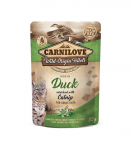 CARNILOVE CAT POUCH Wet cat food Duck, Catnip 85 g