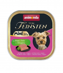 ANIMONDA Vom Feinsten Adult Mini Beef, duck and oregano - wet dog food - 100g