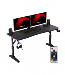 Huzaro Hero 4.6 RGB Black Gaming Desk