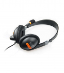 NATEC Drone Headset Wired Head-band Calls/Music Black, Orange