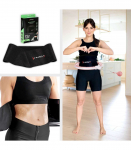 SET HULA HOOP MAGNETIC PINK HHM15 WITH WEIGHT + COUNTER HMS + WAIST SUPPORT BR163 BLACK PLUZ SIZE