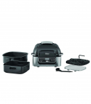Ninja Foodi Smart Grill and Air Fryer 5.7L Dishwasher Safe Parts, Black / Silver EU AG301EU