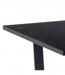 S&ouml;&ouml;gilaud AMBLE 160x90xH74cm, must, melamiin, metall