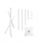MACLEAN TV FLOOR STAND/MOUNT, 27&ndash;55" MC-181 W