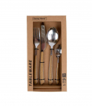 S&ouml;&ouml;giriistad DUNE 24-osa, metallist, puidu imitatsiooniga k&auml;epidemel