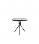 Laud DUBLIN D50xH46cm, tumepruun