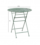 Laud MINT D70xH75cm, antiikroheline