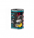 ALPHA SPIRIT WET Sardine with banana - wet dog food - 400g