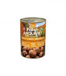 ARQUIVET Fresh Turkey Meatballs - wet dog food - 400g