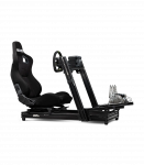 Next Level Racing Aluminium Simulator Cockpit, Wheel Plate Edition GTElite Lite Black