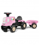 FALK Ride-on Tractor with Trailer Birdy Farm Pink 1-3 years