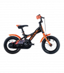 Laste jalgratas S'Cool XXlite, 12" must-oranž