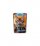 MAU Pate and Fillet Crimson with pansy - wet cat food - 85g