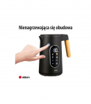 ELDOM C530 NEVO electric kettle 1.7 L 2200 W Black, Transparent