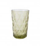 Joogiklaas k&otilde;rge CORAL 350ml, D8xH12cm, roheline