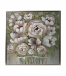 Seinapilt WALLY 60x60cm, valged &otilde;ied