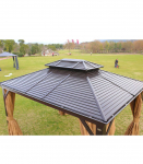 Varikatus SUNSET 3x4xH2/2,7m, pruun/beež