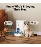 PETKIT YumShare Dual-hopper 2 Automatic Feeder with Camera Capacity 5 L Material ABS, 304 stainless steel White