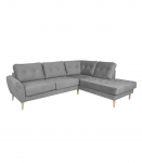 Nurgadiivan HEIVI PN 250x200/90xH90cm, hall samet