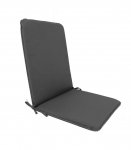 Toolikate seljatoega OHIO-2 43x90x2,5cm, tumehall, 100% pol&uuml;ester