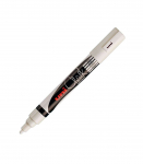 uni-ball kriidimarker PWE-5M, 1,8-2,5 mm, 4 tk, valge