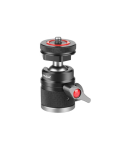 Puluz aluminum alloy ball head with cold shoe mount (black)