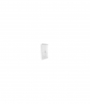 Riidekapp OPTIMA 2497KL18 valge/valge k&otilde;rgl&auml;ige