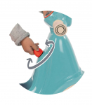 Smoby sinine s&otilde;iduk &mdash; retro skuuter vaiksete ratastega