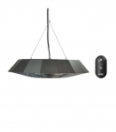 TunaBone Electric Ceiling Infrared Patio Heater TB2068C-01 Patio heater 2000 W Number of power levels 1 |