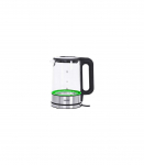 Mesko Kettle MS 1301b Electric 1850 W 1.7 L Glass/Stainless steel 360&deg; rotational base Black
