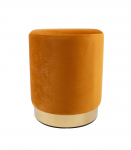 Tumba LA PERLA D35xH42cm, kattematerjal: samet kangas, v&auml;rv: kollane