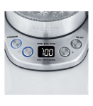 Severin WK 3473 electric kettle 1 L 2200 W Stainless steel, Transparent