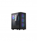 Case|ENDORFY|Ventum 200 ARGB|MidiTower|Case product features Transparent panel|Not included|ATX|MicroATX|MiniITX|Colour Black