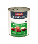 ANIMONDA GranCarno Adult Deer and apple - wet dog food - 800g