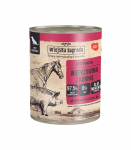 WIEJSKA ZAGRODA Pork with horse - wet dog food - 800g