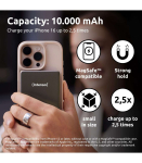 POWER BANK USB 10000MAH MAG/GREY 7344034 INTENSO