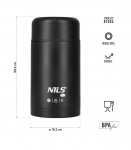 NC3802 LUNCH BOX 1000ML BLACK NILS CAMP