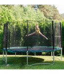 Batuut turvav&otilde;rguga D304cm, rohelise &auml;&auml;rega