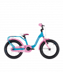 Laste jalgratas S&acute;COOL niXe, 16" sinine/roosa