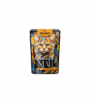 MAU Pate and Fillet Turkey with peanut butter - wet cat food - 85g
