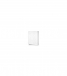 Liugustega riidekapp 153cm LIMA S-1 valge