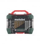 Tarvikute komplekt, 55 osaline. Plastkohvris, Metabo