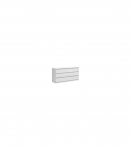 Kummut TETRIX KOM6S valge k&otilde;rgl&auml;ige 150 cm