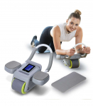 KA08 hall ABS automaatne k&otilde;hulihaste treeningratas LCD-ekraaniga ja laadimise v&otilde;imalusega (HMS)