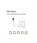 TP-LINK AV1000 Gigabit Passthrough Powerline Adapter TL-PA7017P 1000 Mbit/s Ethernet LAN (RJ-45) ports 1 No