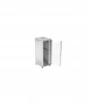 Lanberg Rack cabinet 19" free-standing 42U/800x1000 (flat pack) with glass door, LCD FF01-8042-12SL Grey